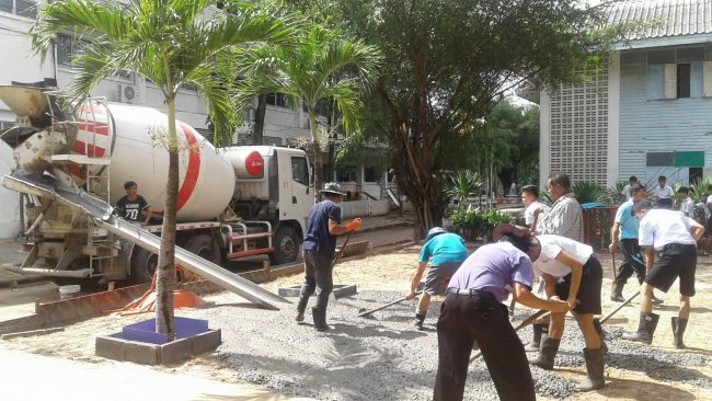 คอนกรีตผสมเสร็จ, คอนกรีตเทพื้น, คอนกรีตโคราช,รถปูนโคราช